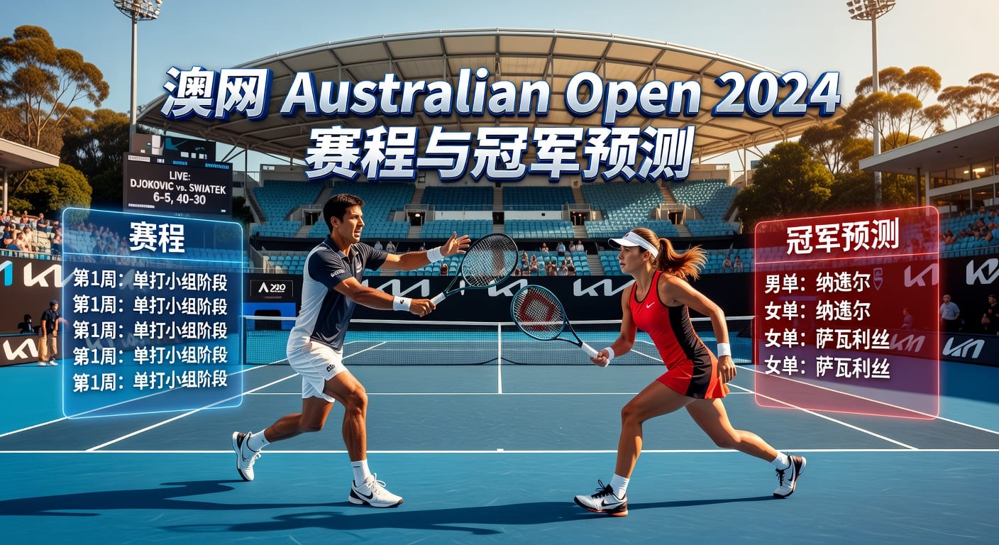 澳网 Australian Open 2024 赛程分析预测