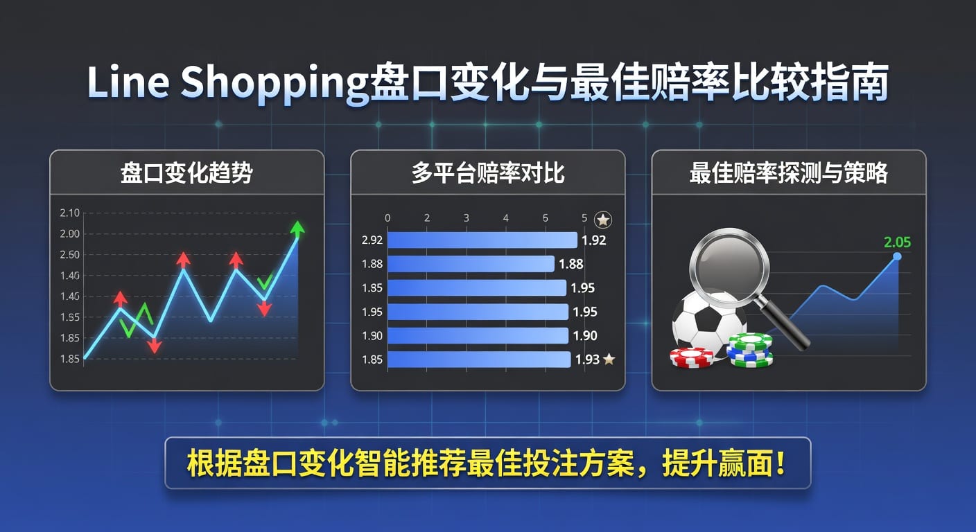 line shopping 最佳赔率比较：2026体育竞猜技巧