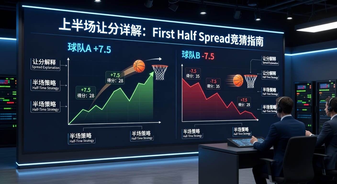 上半场让分 first half spread 详解：竞猜技巧