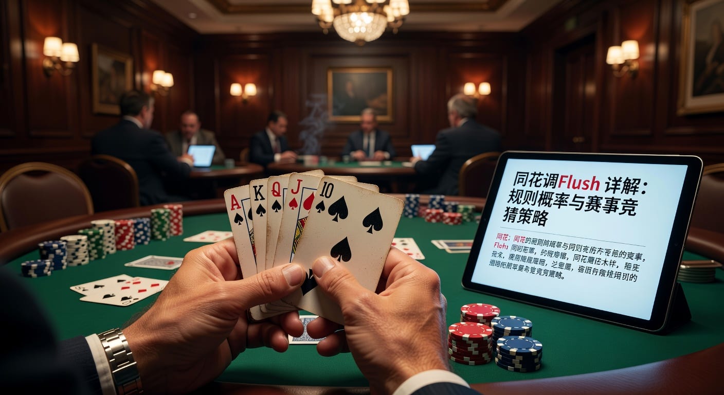 同花顺 Straight Flush 详解：体育迷扑克娱乐攻略