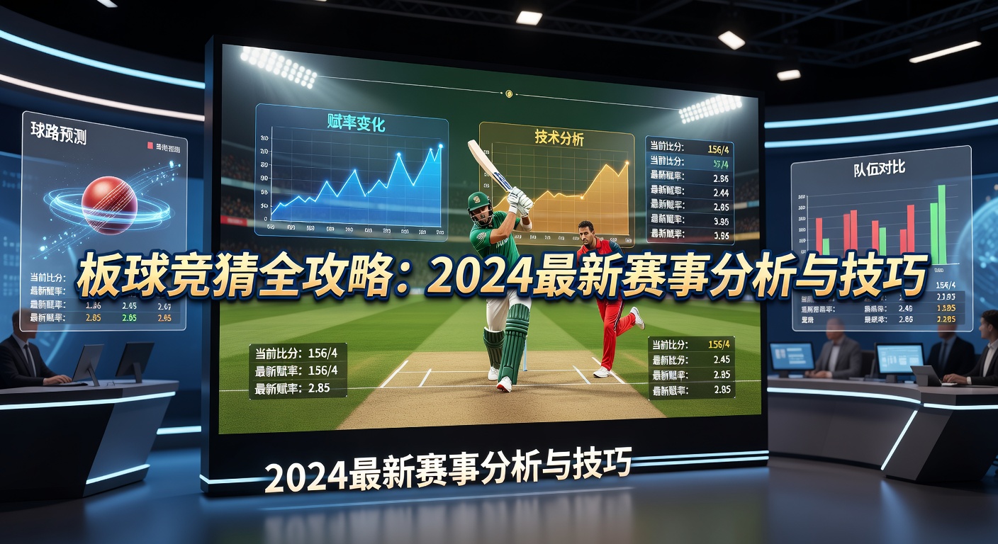 板球竞猜：2024顶级赛事分析技巧